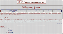 Desktop Screenshot of fpr.net